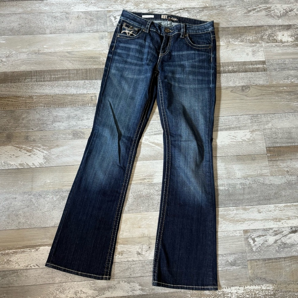 Women’s Kut From the Kloth Natalie High Rise Bootcut Dark Wash Jeans - size 6